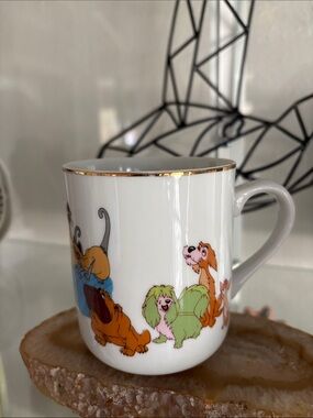 Vintage Disney Dogs Mug Made in Japan